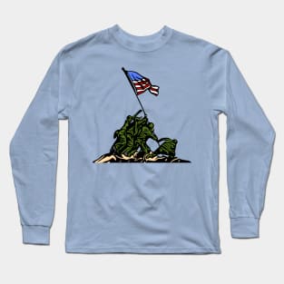 Iwo Jima Memorial Long Sleeve T-Shirt